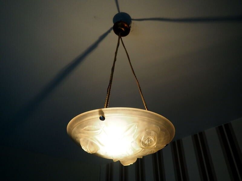 Антикварная французская лампа в стиле Модерн
