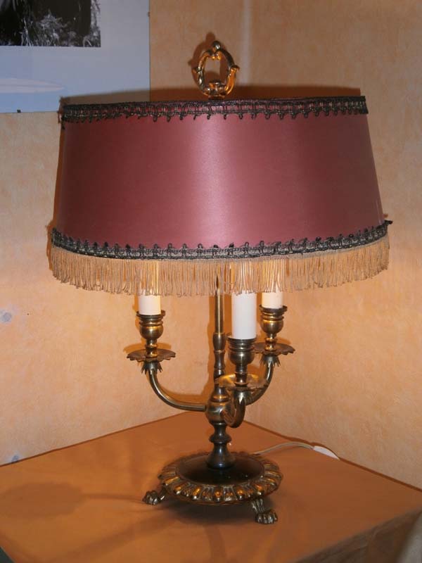 Настольная французская лампа Bouillotte