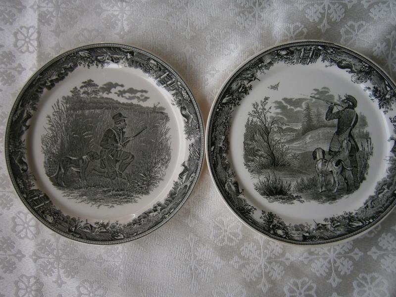 Немецкая фарфоровая тарелка Охота Villeroy & Boch Artemis