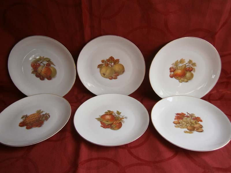 набор немецких десертных тарелок Французские коллекционные тарелки дизайн Obernai