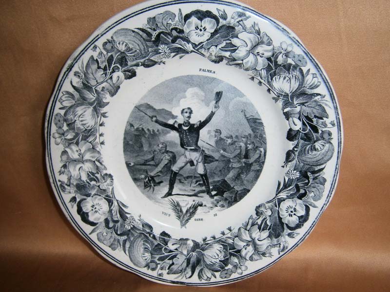 антикварная тарелка Франция