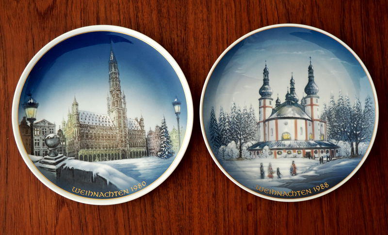 Рождественская коллекционная тарелка Rosentrhal