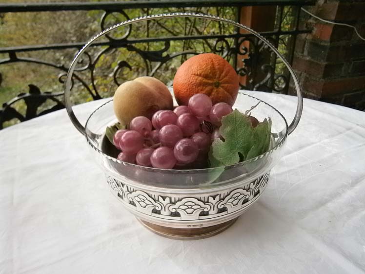 Антиварная французская ваза для десерта. Арт Деко
